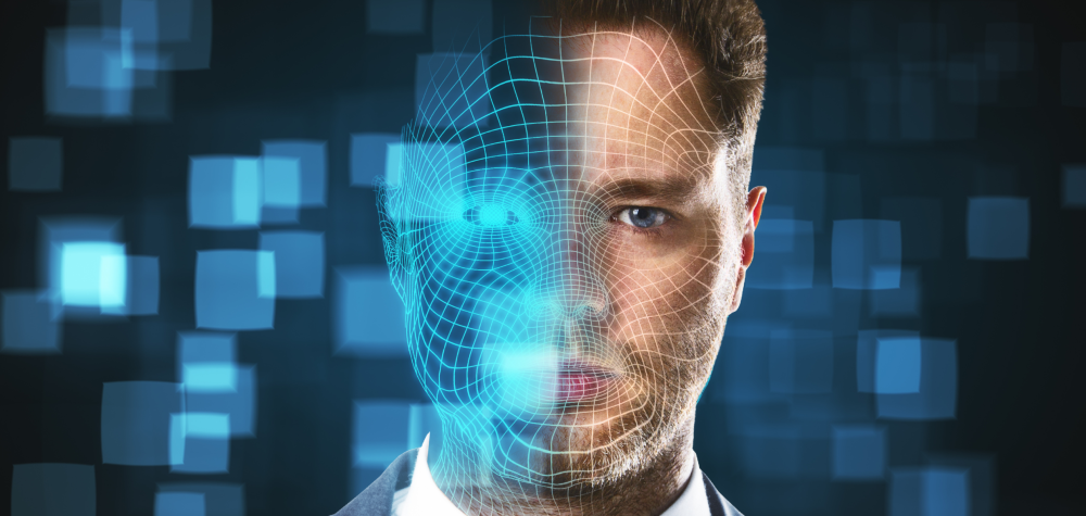 Visualisierung eines Deepfake-Komposits