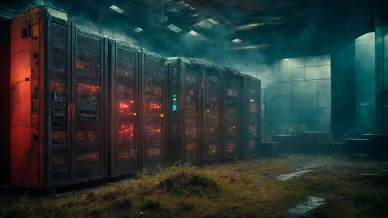 Rechenzentrum mit Naturkontrast